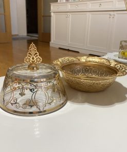 Gold Color Ottoman Style Delight Bowl