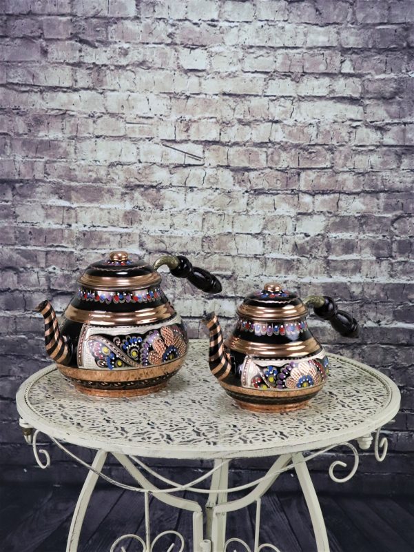 Handmade Copper Turkish Tea Pot, Turkish Teapot, Tea Kettle