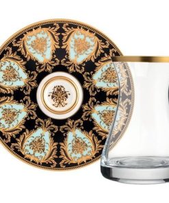 12 Pcs Glazze Prestige Crystal Luxury Tea Set