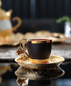 Elegance Luxury Gold Color Coffee Set