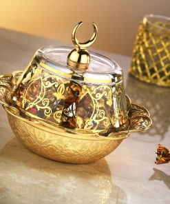 Gold Color Ottoman Style Snack Bowl