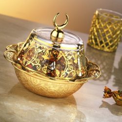 Gold Color Ottoman Style Snack Bowl
