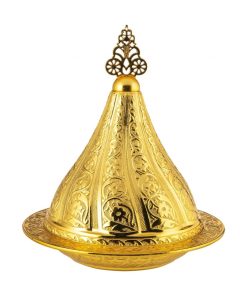 Gold Color Decorative Snack Serving Bowl