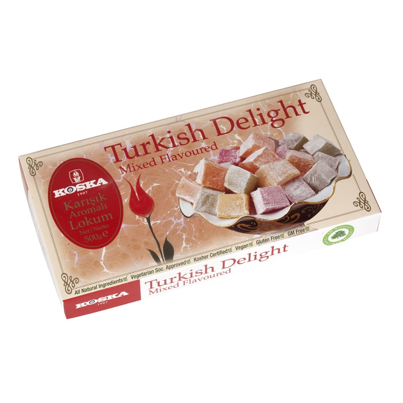 Koska Mixed Flavoured Turkish Delight 500 Gr.