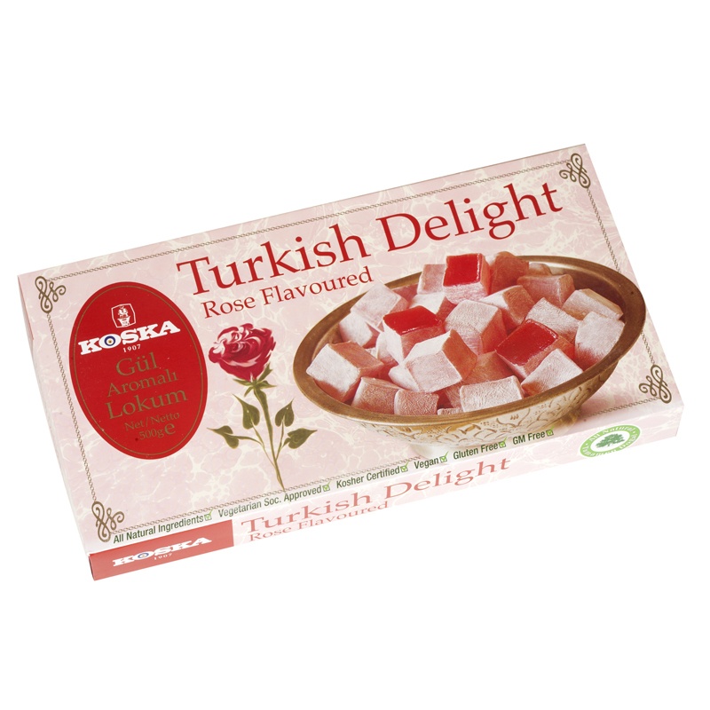 Koska Rose Flavoured Turkish Delight 500 Gr.