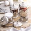 Silver Color Authentic Spice Jar Set For Four