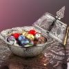 Silver Color Ottoman Style Delight Bowl