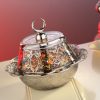 Silver Color Ottoman Style Snack Bowl