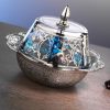 Silver Color Plated Turkish Snack Bowl