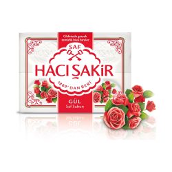 Haci Sakir Natural Rose Soap - 4 Bars