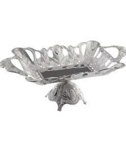 Silver Color Rectangle Chocolate Bowl