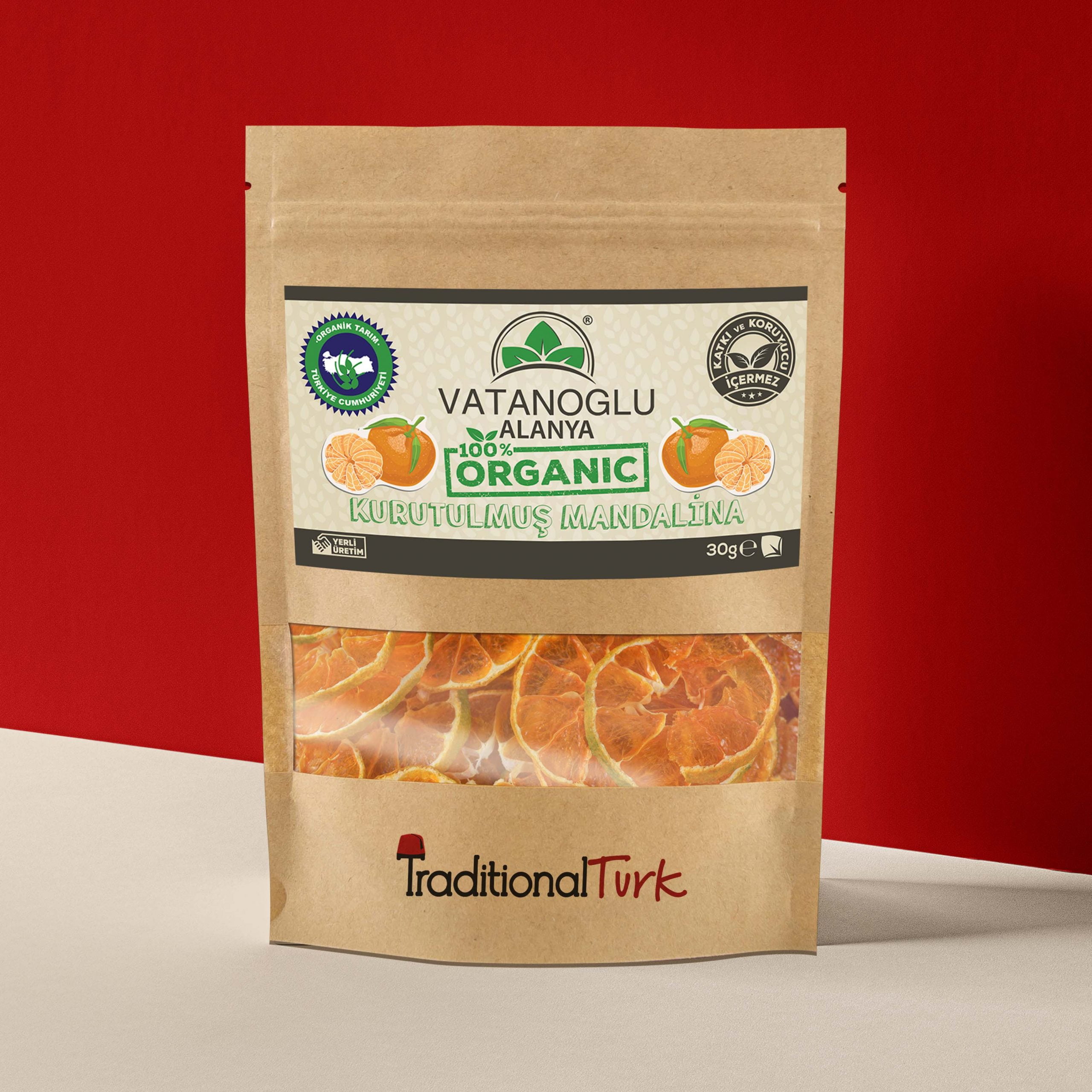 Organic Dried Mandarin 30g