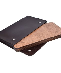 Portable Mini Wood Backgammon With Leather Bag
