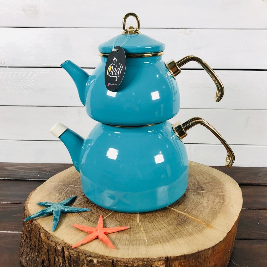  Insulated Teapot enameled turkish coffee maker water