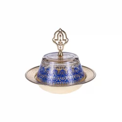 Karaca Azur Glass Turkish Delight Bowl