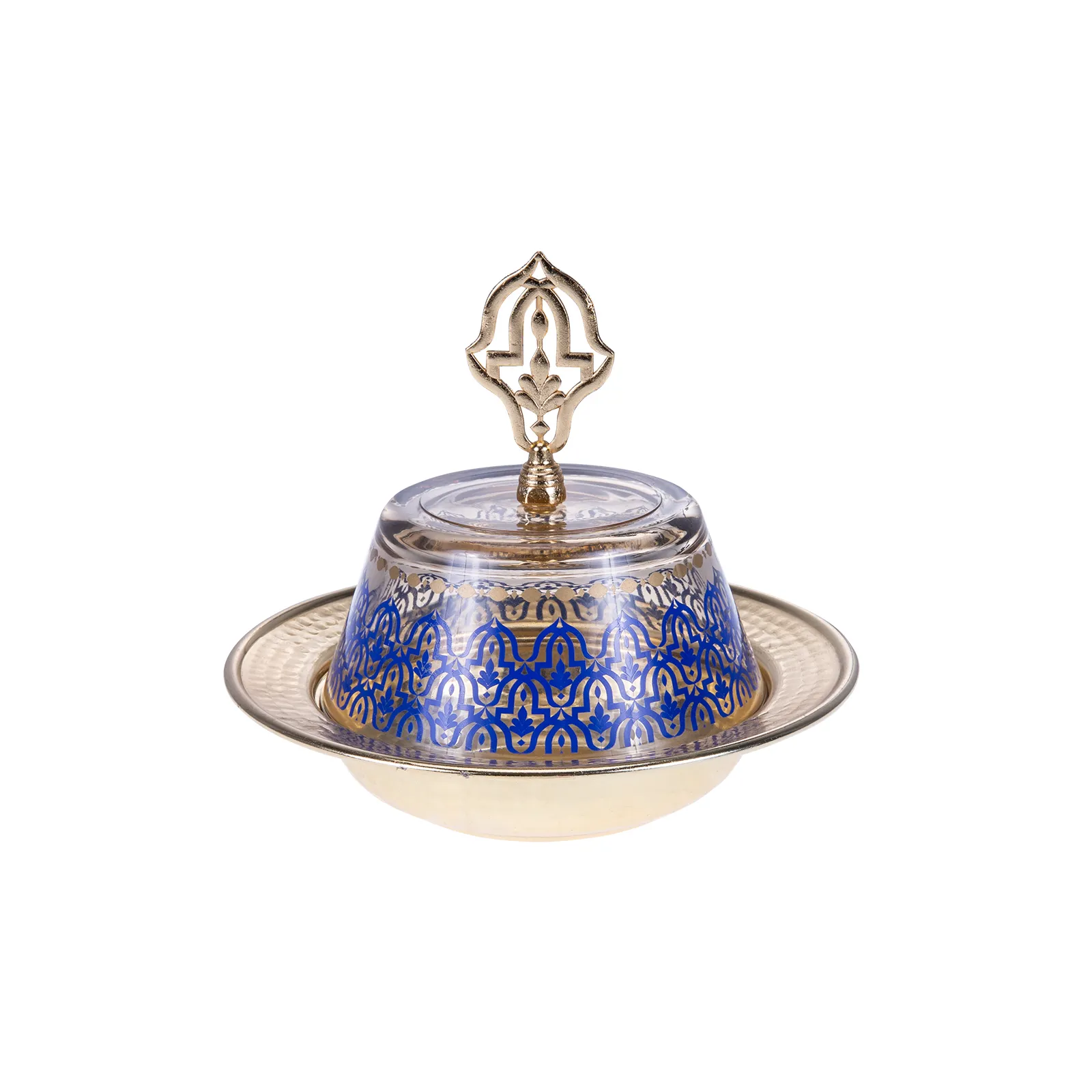Karaca Azur Glass Turkish Delight Bowl