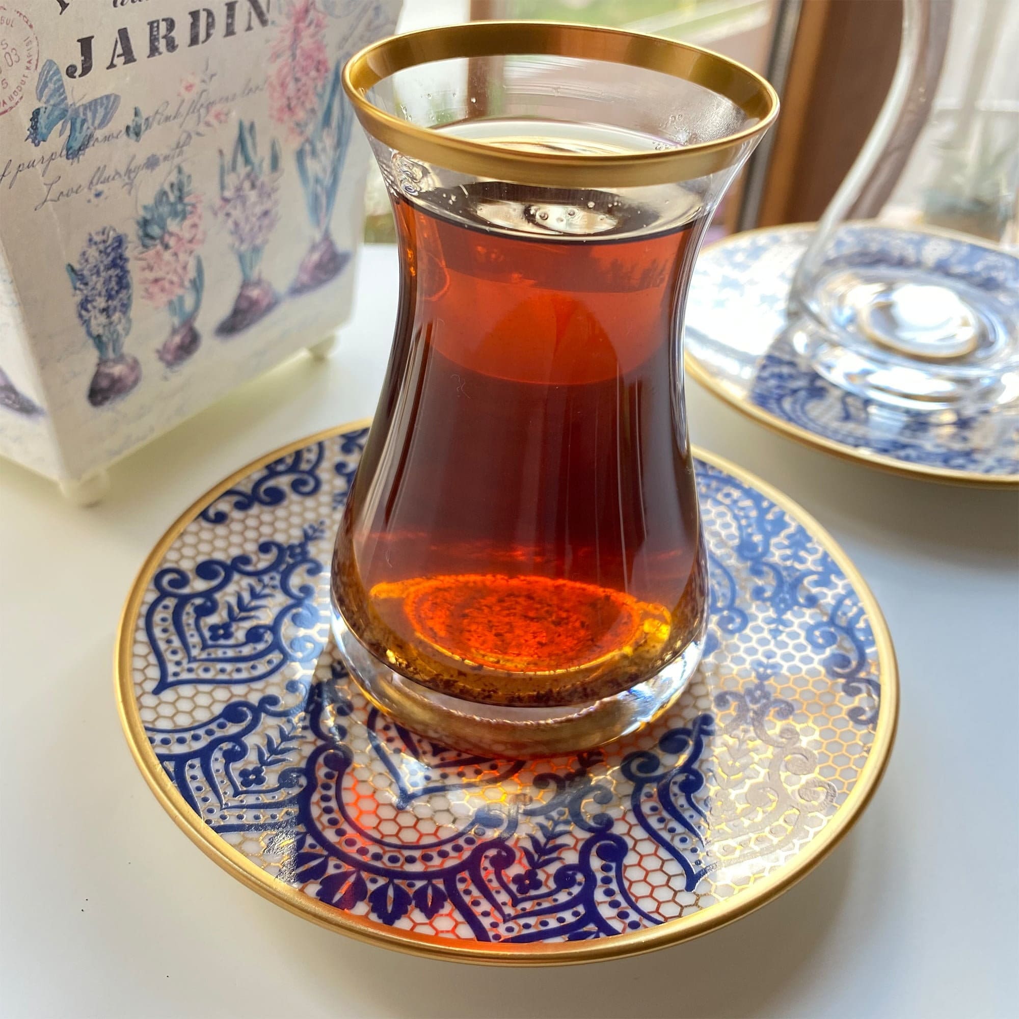 Traditional Middle Eastern Tea Glass, 5 oz