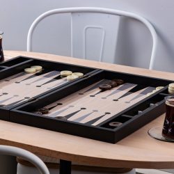 Karaca Elegance Black Backgammon Set