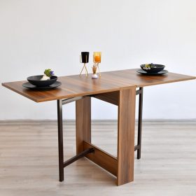 White Foldable Practical Smart Kitchen Table, Portable Dining Table ...