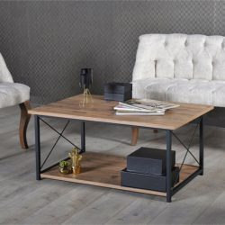 Toscana Walnut Center Table, Living Room Table, Coffee Table