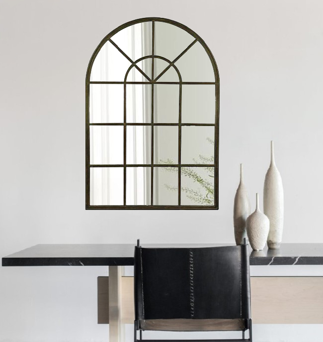Decorative Window View Modern Mirror