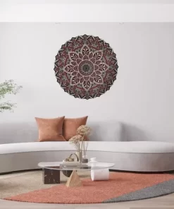 8 Layer Lotus Flower Mandala Wall Art Design Wall Decor 3D Art Laser Cut