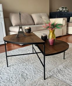 Baroque Zigzag Center Table, Living Room Table, Coffee Table
