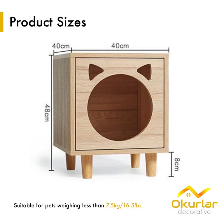 Cat Home, Cat House, Cat Bed, Pet Furniture, Bed Side Table, Commode