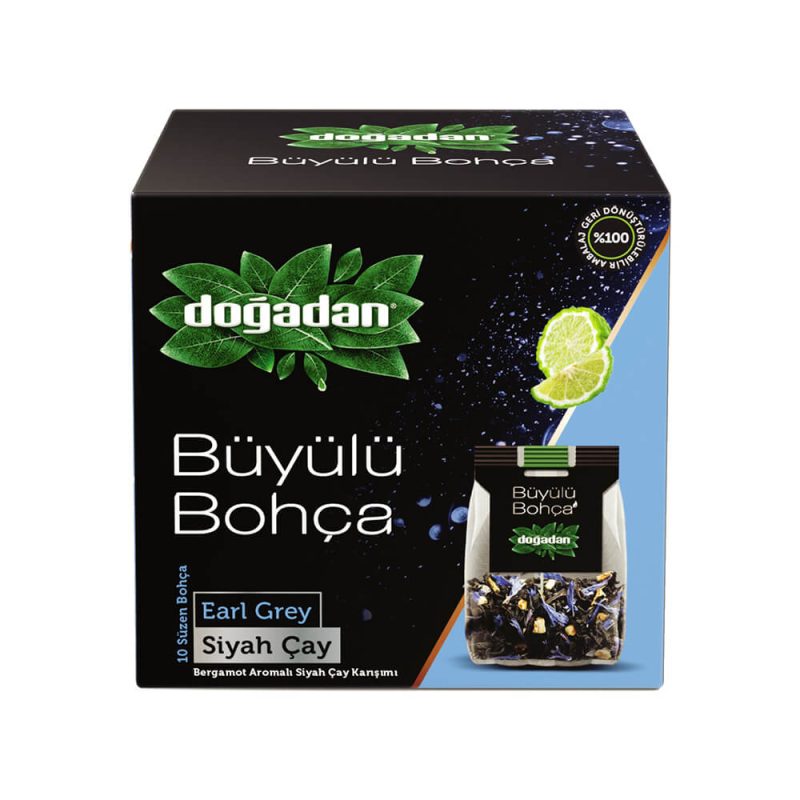 Dogadan, Magical Pack, Earl Grey, 10 Tea Cup Sachets - Traditional Turk