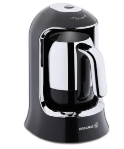 Turkish Electric Coffee Maker (Black)-Korkmaz