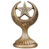 Word-i Tawhid Moon Star Gift Yellow Trinket-Medium